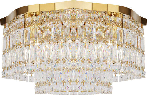 Plafoniera-Contemporanea-Dune-Metallo-Oro-6-Luci