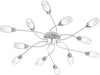 Plafoniera-Contemporanea-Feeling-Net-Metallo-Cromo-Vetro-Trasparente-12-Luci-G9