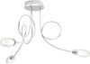 Plafoniera-Contemporanea-Feeling-Net-Metallo-Cromo-Vetro-Trasparente-3-Luci-G9