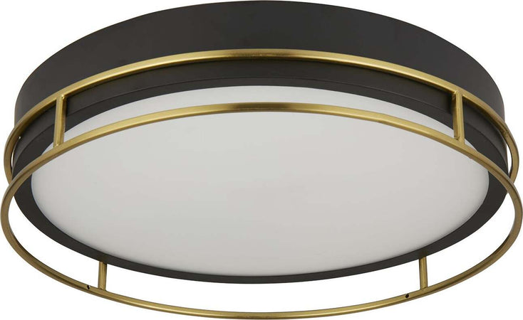 Plafoniera-Contemporanea-Fenice-Acciaio-Nero-Vetro-3-Luci-E14-40Cm
