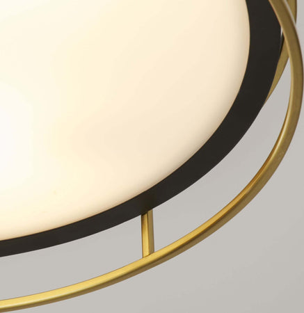 Plafoniera-Contemporanea-Fenice-Acciaio-Nero-Vetro-3-Luci-E14-40Cm