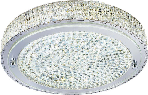 Plafoniera-Contemporanea-Florida-Acciaio-Cromo-Vetro-Grigio-Led-22,8W-4000K