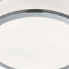Plafoniera-Contemporanea-Formaggio-Acciaio-Argento-Vetro-Bianco-1-Luce-E27-23Cm
