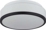 Plafoniera-Contemporanea-Formaggio-Acciaio-Bianco-Vetro-Nero-1-Luce-E27