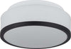 Plafoniera-Contemporanea-Formaggio-Acciaio-Nero-Vetro-1-Luce-E27