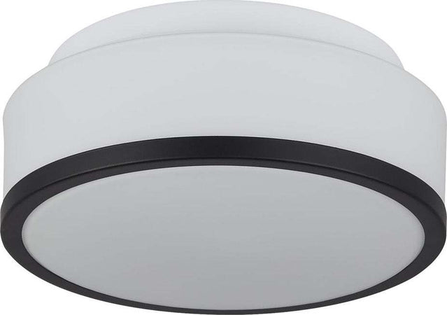 Plafoniera-Contemporanea-Formaggio-Acciaio-Nero-Vetro-1-Luce-E27