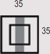 Plafoniera-Contemporanea-Frame-Metallo-Bianco-Led-36W
