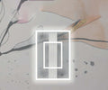 Plafoniera-Contemporanea-Frame-Metallo-Bianco-Led-42W