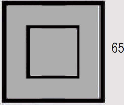 Plafoniera-Contemporanea-Frameplus-Metallo-Foglia-Argento-Led-58W