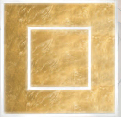 Plafoniera-Contemporanea-Frameplus-Metallo-Foglia-Oro-Led-36W