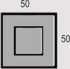 Plafoniera-Contemporanea-Frameplus-Metallo-Foglia-Rame-Led-48W