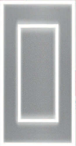 Plafoniera-Contemporanea-Frameplus-Metallo-Grigio-Perla-Led-42W