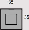 Plafoniera-Contemporanea-Frameplus-Metallo-Nero-Led-36W