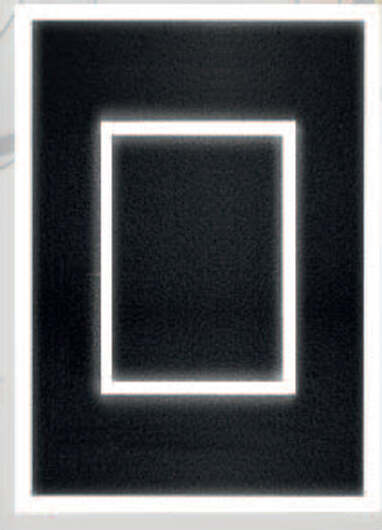 Plafoniera-Contemporanea-Frameplus-Metallo-Nero-Led-42W