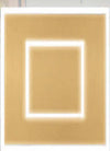 Plafoniera-Contemporanea-Frameplus-Metallo-Oro-Opaco-Led-42W