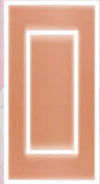 Plafoniera-Contemporanea-Frameplus-Metallo-Oro-Rosato-Led-42W