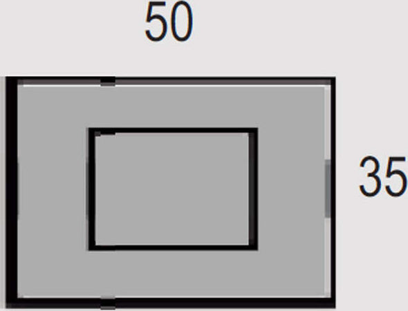 Plafoniera-Contemporanea-Frameplus-Metallo-Rame-Opaco-Led-42W