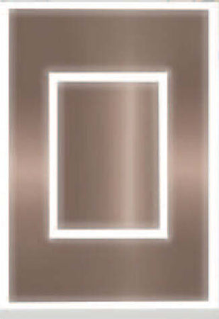 Plafoniera-Contemporanea-Frameplus-Metallo-Ruggine-Led-56W