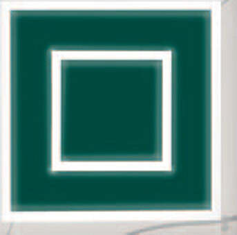 Plafoniera-Contemporanea-Frameplus-Metallo-Verde-Bosco-Led-58W