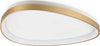 Plafoniera-Contemporanea-Gemini-Metallo-Ottone-Led-Integrato-27W-3000K-Ip20