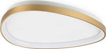 Plafoniera-Contemporanea-Gemini-Metallo-Ottone-Led-Integrato-27W-3000K-Ip20