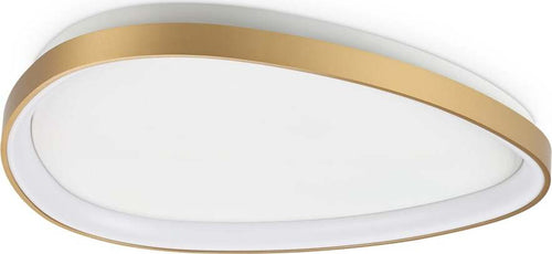 Plafoniera-Contemporanea-Gemini-Metallo-Ottone-Led-Integrato-27W-3000K-Ip20