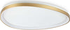 Plafoniera-Contemporanea-Gemini-Metallo-Ottone-Led-Integrato-42W-3000K-Ip20