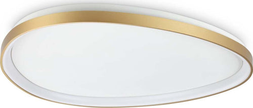 Plafoniera-Contemporanea-Gemini-Metallo-Ottone-Led-Integrato-42W-3000K-Ip20