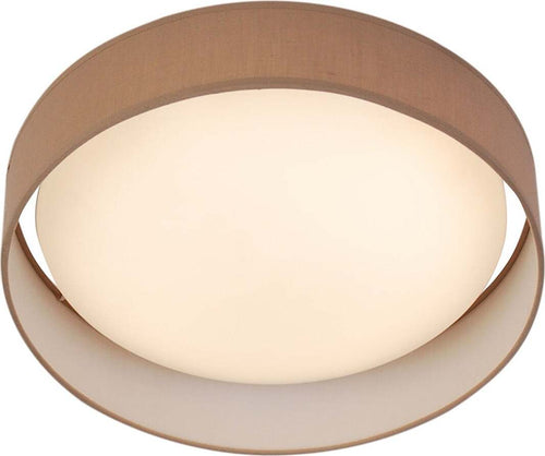 Plafoniera-Contemporanea-Gianna-Acciaio-Bianco-Tessuto-Marrone-Led-25W-3000K