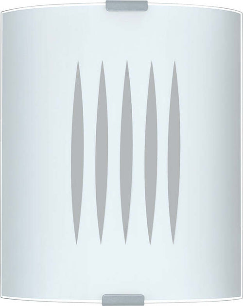 Plafoniera-Contemporanea-Grafik-1-Luce-Diffusore-In-Vetro-Bianco-E-Cromo