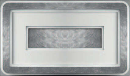 Plafoniera-Contemporanea-Halò-Metallo-Foglia-Argento-Led-45W