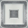 Plafoniera-Contemporanea-Halò-Metallo-Foglia-Argento-Led-46W
