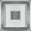 Plafoniera-Contemporanea-Halò-Metallo-Foglia-Argento-Led-46W