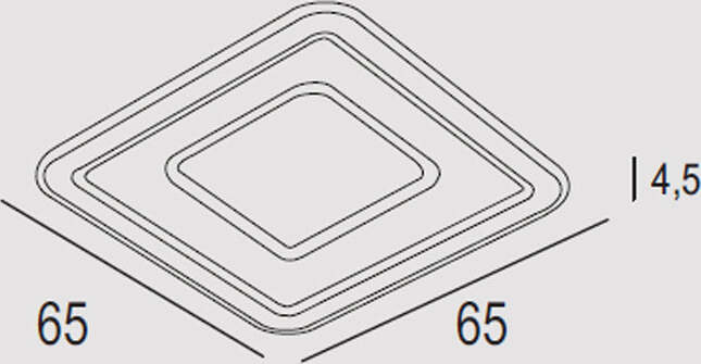 Plafoniera-Contemporanea-Halò-Metallo-Foglia-Argento-Led-60W