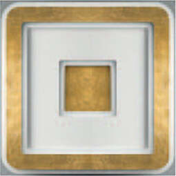 Plafoniera-Contemporanea-Halò-Metallo-Foglia-Oro-Led-46W