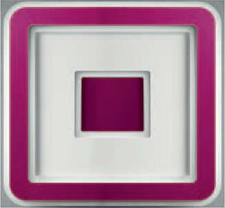 Plafoniera-Contemporanea-Halò-Metallo-Magenta-Led-35W