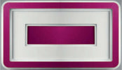 Plafoniera-Contemporanea-Halò-Metallo-Magenta-Led-45W