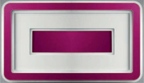 Plafoniera-Contemporanea-Halò-Metallo-Magenta-Led-45W