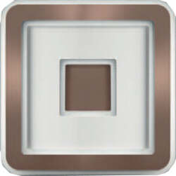 Plafoniera-Contemporanea-Halò-Metallo-Oro-Rosato-Led-46W
