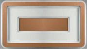 Plafoniera-Contemporanea-Halò-Metallo-Rame-Opaco-Led-45W