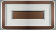 Plafoniera-Contemporanea-Halò-Metallo-Ruggine-Led-36W
