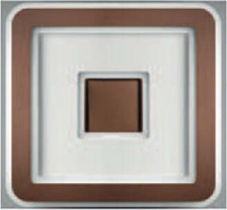 Plafoniera-Contemporanea-Halò-Metallo-Ruggine-Led-46W