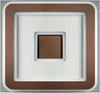 Plafoniera-Contemporanea-Halò-Metallo-Ruggine-Led-60W