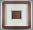 Plafoniera-Contemporanea-Halò-Metallo-Ruggine-Led-60W