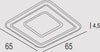 Plafoniera-Contemporanea-Halò-Metallo-Ruggine-Led-60W
