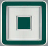 Plafoniera-Contemporanea-Halò-Metallo-Verde-Bosco-Led-60W
