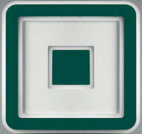 Plafoniera-Contemporanea-Halò-Metallo-Verde-Bosco-Led-60W