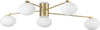 Plafoniera-Contemporanea-Hermes-Metallo-Ottone-5-Luci-G9-3W-3000K-Luce-Calda