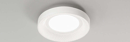 Plafoniera-Contemporanea-Hive-Metallo-Biancoled-Integrato-30W