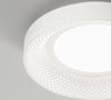 Plafoniera-Contemporanea-Hive-Metallo-Biancoled-Integrato-40W